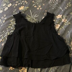 Dressy Black Tank Top